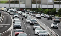 embouteillages Est vers saint-denis, le chef-lieu 
