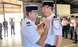 Capitaine Gilles Turpin, nouveau chef du centre d’incendie et de secours de Saint-Louis