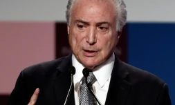 Le président brésilien Michel Temer, le 4 avril 2017 à Sao Paulo