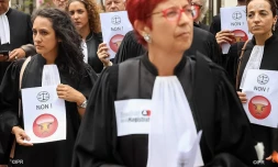 Les avocats en grève Saint-Denis 15 novembre 2018