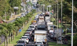 embouteillage entrée Est