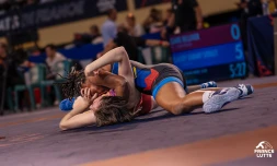 Championnats de France de lutte séniors : Clacidy Dubary Sitouze remporte sa première médaille
