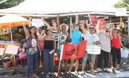 Grève au marché 24/24