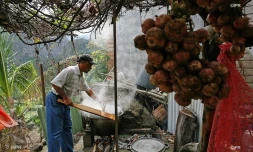 cuisine feu de bois 