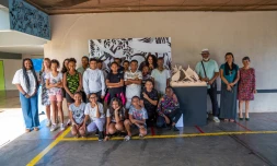 Plateau du ciel vu part des élèves du Port 