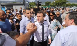Emmanuel Macron en visite à La Réunion