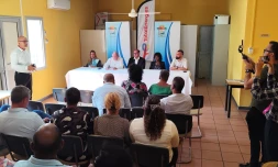 Saint-Pierre : lancement du chantier des ombrières photovoltaïques du Marché de Gros