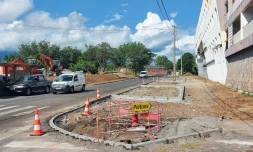 Le Port : travaux de voirie sur l'avenue du 20 décembre 