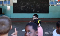 inauguration du premier mur d'expression à l'ecole Henri Dunant 