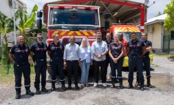Débrayage des pompiers de Saint-Paul
