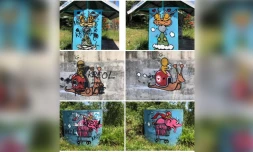 oeuvres de Jace vandalisées