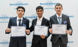 Saint-Leu : trois lycéens remportent la finale nationale du concours "Génération €uro 2025-2026"