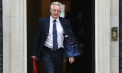Le ministre démissionnaire britannique en charge du Brexit, David Davis, le 5 juin 2018 à Londres