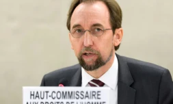 Le Haut-commissaire aux droits de l'homme de l'ONU Zeid Ra'ad Al Husseuin le 6 juin 2017 à Genève
