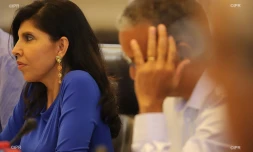 Nassimah Dindar et Cyrille MELCHIOR