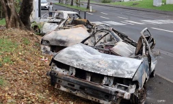 Camélias, violences urbaines, mort motard, janvier 2020, Miguel