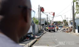 Saint-Andre : grâce aux travaux d'EDF, 1.500 foyers vont recouvrer la lumière