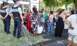 Manifestations parents d'élèves à Sainte-Marie