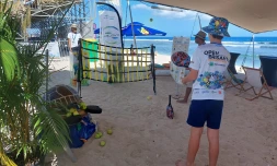 Sensibilisation à l'environnement à l'Open Beach des Brisants