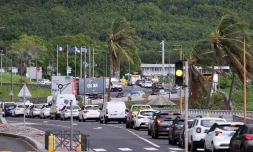 Route du littoral : gros bouchons dans le sens Saint-Denis - La Possession