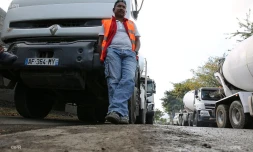 grève des transporteurs holcim, 