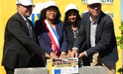Civis : pose de la première pierre du centre artisanal à Saint-Louis