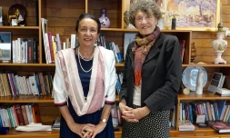 Huguette Bello et Claire Dreyfus-Cloarec échangent sur l’avenir de l’aéroport