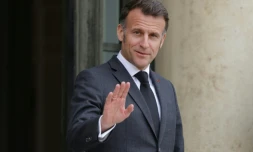 Le président Emmanuel Macron le 24 mars 2026 à l'Elysée, à Paris