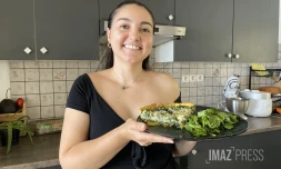 Lo gou mon péi: tarte curcuma et brèdes cresson