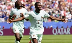 Ousmane Dembélé et Kylian Mbappé lors de la victoire 4-1 contre la Norvège au Mondial, le 26 juin 2026 à Foxborough