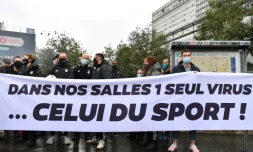 Manifestation le 2 octobre 2020 Ă Paris contre la fermeture des salles de sport
