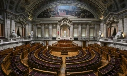 Le Parlement portugais, le 8 février 2024 à Lisbonne