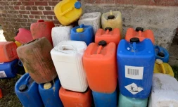 Une collecte d'emballage vides de produits phytosanitaire