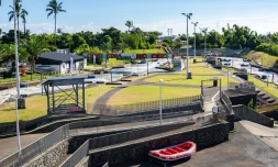 La CINOR : visite d'Amélie Oudéa-Castéra au Stade en Eaux Vives