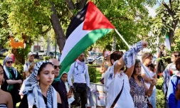 manif lyceens palestine 