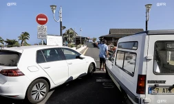 Blocage du port de Saint-Gilles par les amodiataires