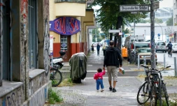 Dans le quartier berlinois de Neukoölln, le 28 août 2025