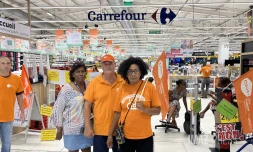 Grève Salariés de Carrefour Sainte-Clothilde