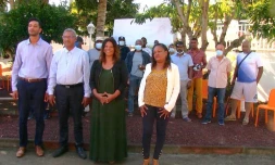 Dany Martin et René Rattinon, candidats sur le canton 18, Saint-Paul 2. 