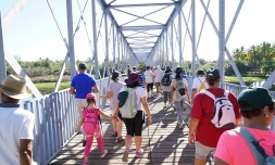 Marche solidaire groupama Etang Saint-Paul