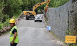 Route de Salazie fermée à la circulation, purge route de salazie