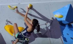 Championnat d'europe jeune d'escalade : Oriane Bertone en or et Manon Lebon en argent