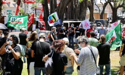 rassemblement précarité préfecture saint-denis intersyndicale