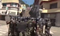 Répression de la manifestation à Antananarivo