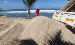 L\\\'esplanade de Roches Noires en travaux