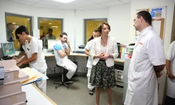 Marisol Touraine au CHU Félix Guyon