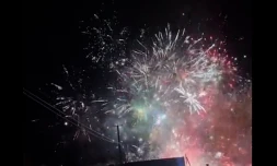Canada : un accident de la route provoque un feu d'artifice