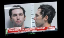 Une photo du suspect du meurtre de Charlie Kirk, Tyler Robinson, le 12 septembre 2025, dans l'Utah ( AFP / Patrick T. Fallon )