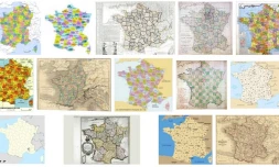 carte des départements de france