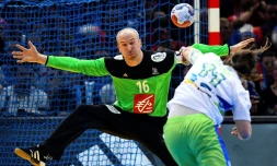 Thierry Omeyer lors de la demi-finale du Mondial de handdball, jeudi 26 janvier 2017 